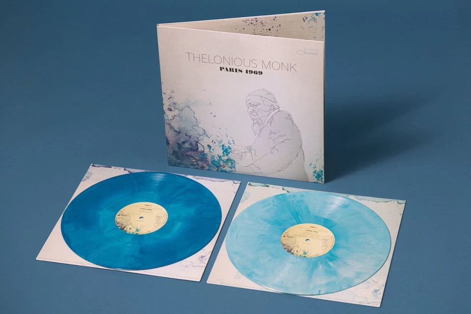THELONIOUS MONK PARIS 1969 VINYL NEW! LIMITED BLUE GALAXY LP! DOUBLE GATEFOLD - Image 4 of 4