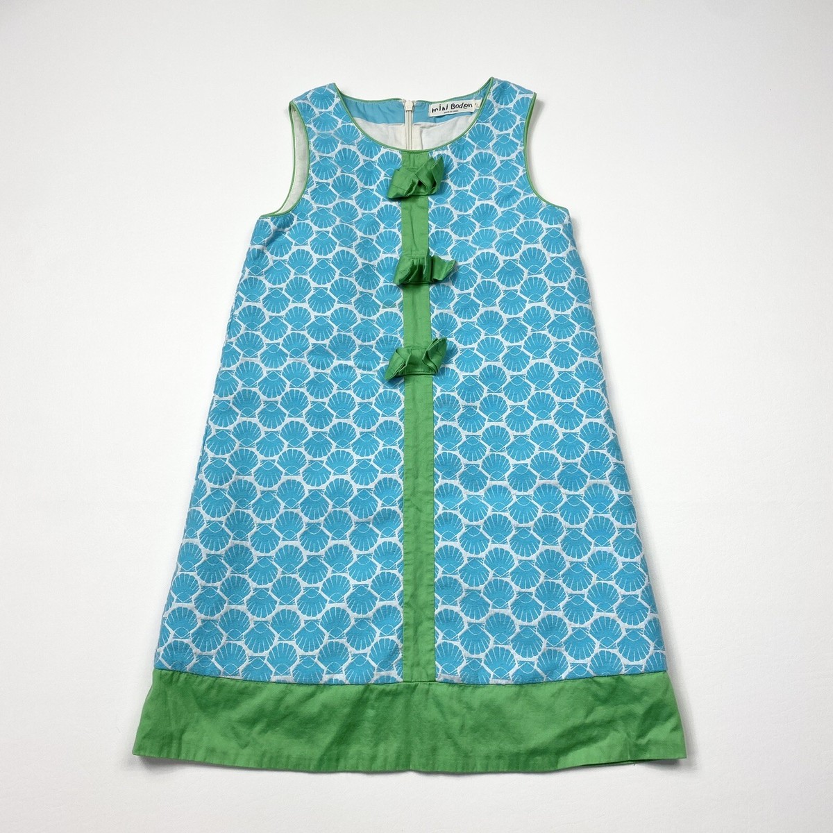 boden mini shift dress Cotton Texture Shift Dress - Gallery Blue