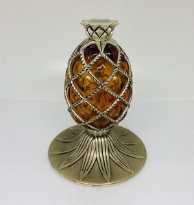 Rare International Silver Co. Royal Pineapple Decor Silver Plated Sun catcher 11
