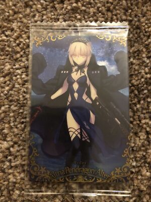 Fate Grand Order Card SR Altria Pendragon Alter Sealed FGO