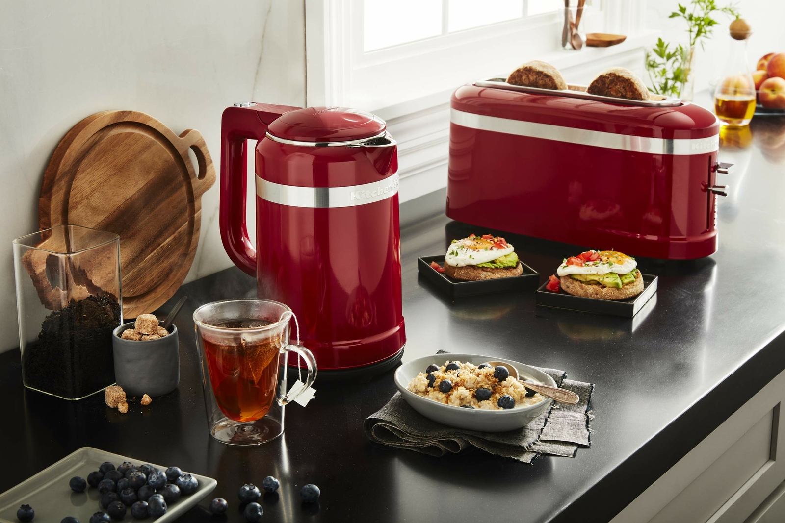 KitchenAid KEK1565ER Electric Kettle, 1.5 Liter, Empire Red eBay