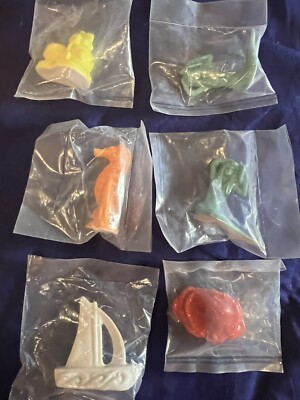 Wade Whimsies Red Rose Tea England Nautical Wonderland Figurines Lot Of 6 NIP