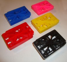 Monopatín vintage de la vieja escuela - almohadillas elevadoras de 1/2" - Colores surtidos originales de los años 80