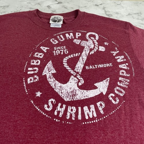 Bubba Gump Shrimp Co. Red T-Shirt Adult Sz S 2012 Baltimore MD Official EUC - Picture 9 of 22