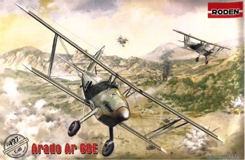 Roden 427 Arado Ar 68E Plastic XX century model kit aviation 1/48 - Image 4 of 4