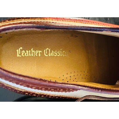 Leather Classic Vintage Neolite Oxfords |Color Brown/Cream Men’s Size 7 D Leather Classic Vintage Neolite Oxfords |Color Brown/Cream  main image 4