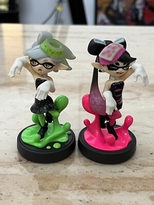 Splatoon Callie & Marie Nintendo Amiibo Figure 2-pack, No Packaging