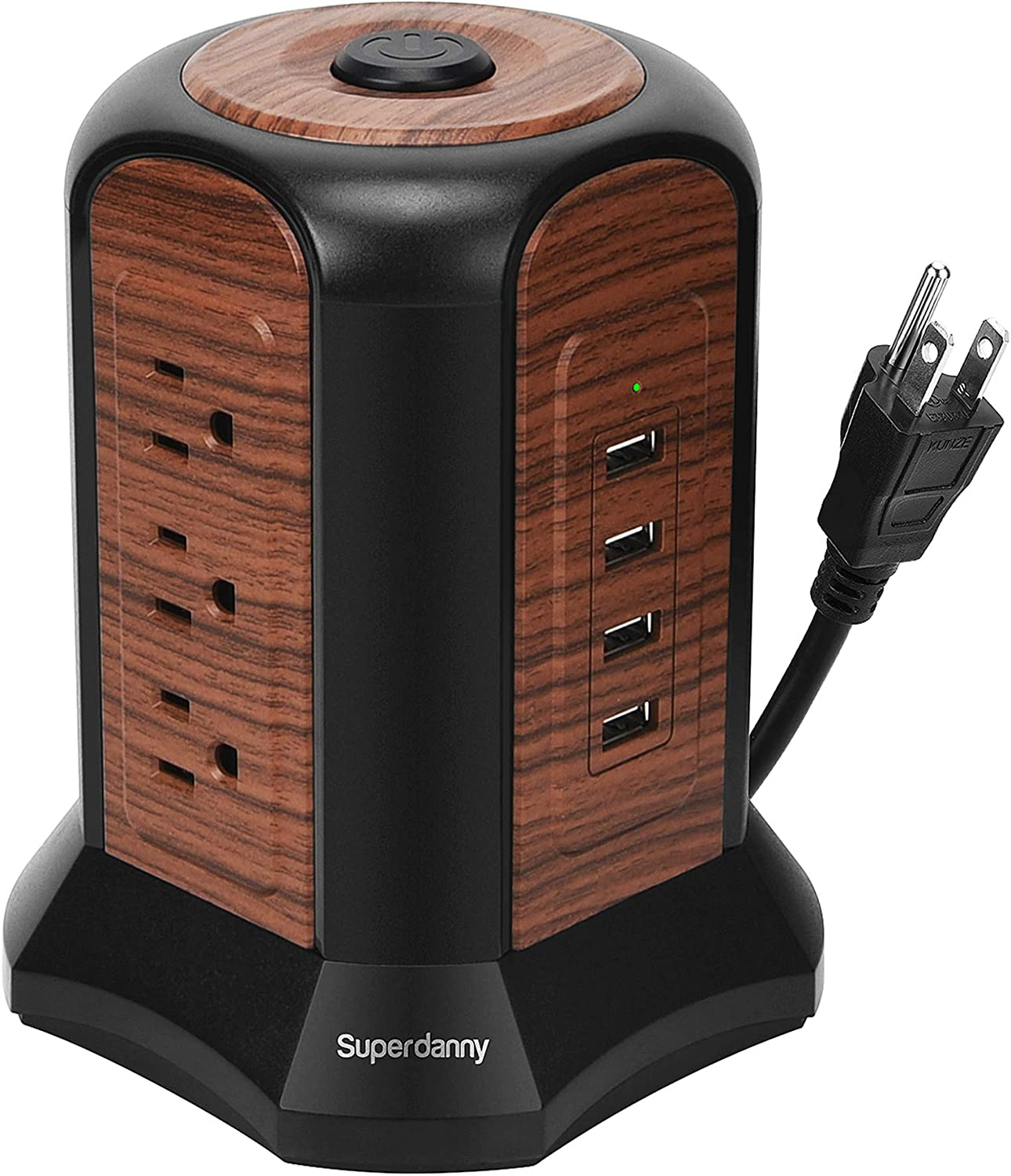 Surge Protector Power Strip - Enhanced Protection for Home and Office Use-image