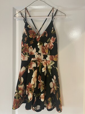Flowery Romper / Papaya