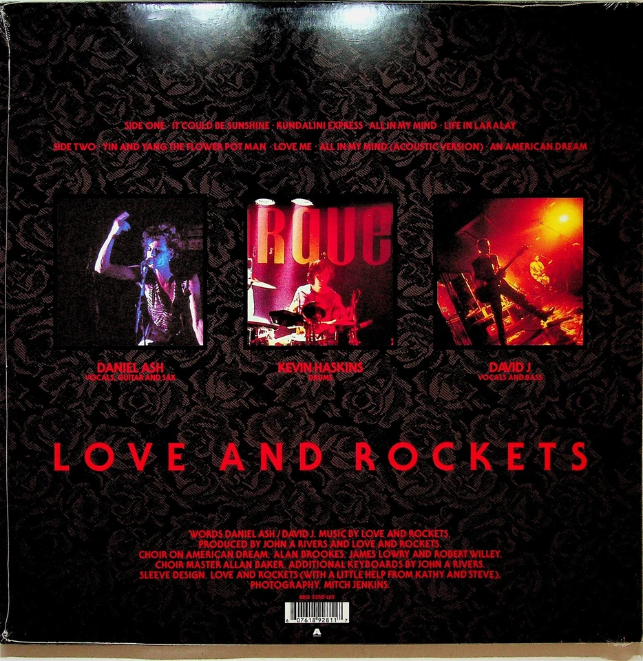 Love And Rockets – Express LP (NEW** 2023 Vinyl) Reissue 1986 Album/Bauhaus - Image 2 of 2