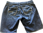 Silver Jeans Suki Bermuda Shorts Mid Rise Stretch Denim Blue Women's Size W38 — photo 3