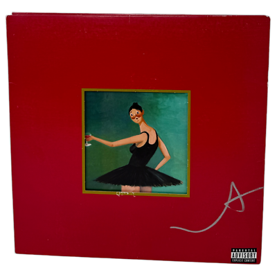 Kanye West Signed Autograph My Beautiful Dark Twisted Fantasy
