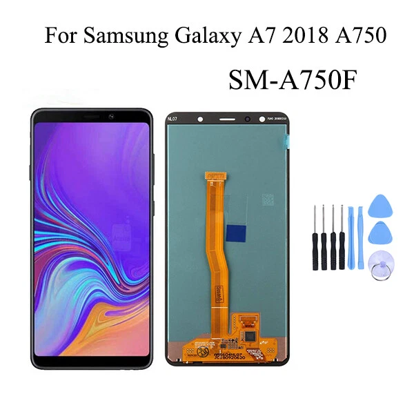 For Samsung Galaxy A7 2018 A750 LCD Touch Screen Replacement