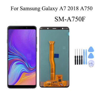 For Samsung Galaxy A7 2018 A750 LCD Touch Screen Replacement