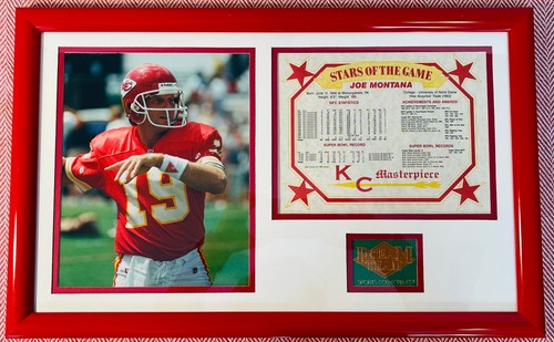 Joe Montana Dream Team Deportes Coleccionables KC Chiefs Estadísticas hasta 1992 (¡RARO!) - Imagen 1 de 4