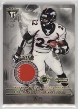 2001 Pacific Private Stock Titanium Postseason Variation /75 Olandis Gary Patch