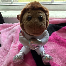 The Petting Zoo NASA Astronaut Monkey Plush Stuffed Animal 1994 Space Theme