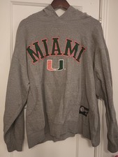 Vintage Miami University Hurricanes Hoodie Size Large