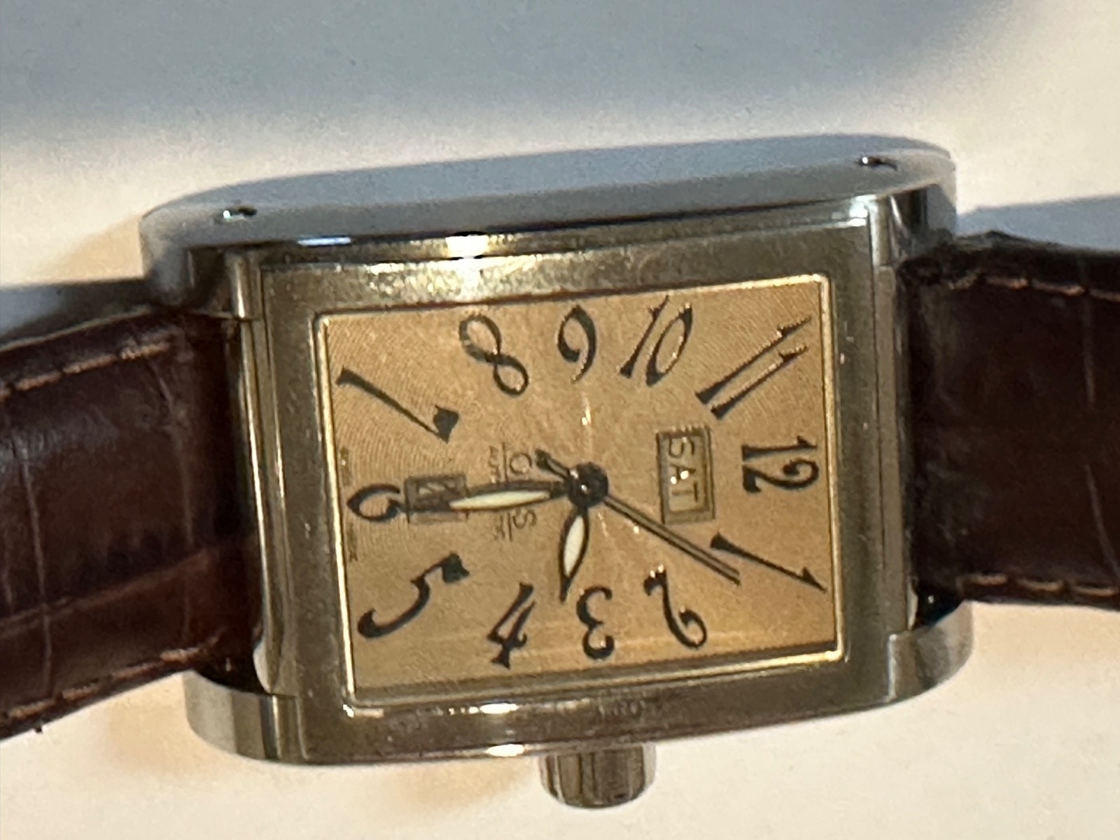 ORIS Rectangular Day Date Automatic Watch - image 7