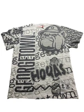 NWT Mitchell & Ness Georgetown Hoyas Jumbotron 2.0 Tee T-shirt sz M Mens A10