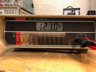LOT of 2 - Keithley 169 Digital Multimeter Meter, 3-1/2 Digit, TESTED WORKING