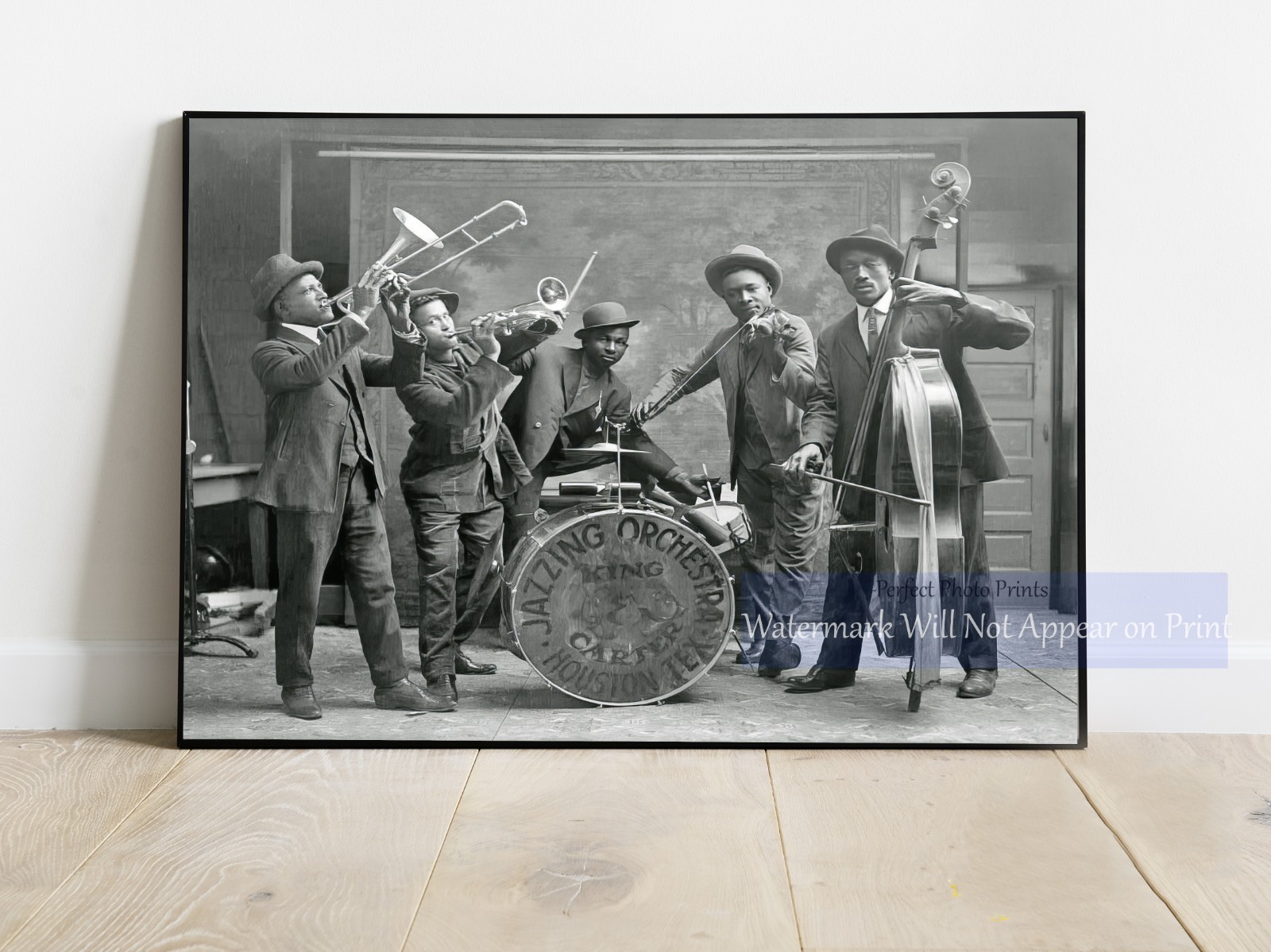 The King and Carter Jazz Orchestra Classic 1920s Jazz Band Giclee Fine Art Print