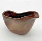 Vintage Frankoma Lazy Bones Creamer or Gravy Boat Plainsman Brown 4A Mid Century