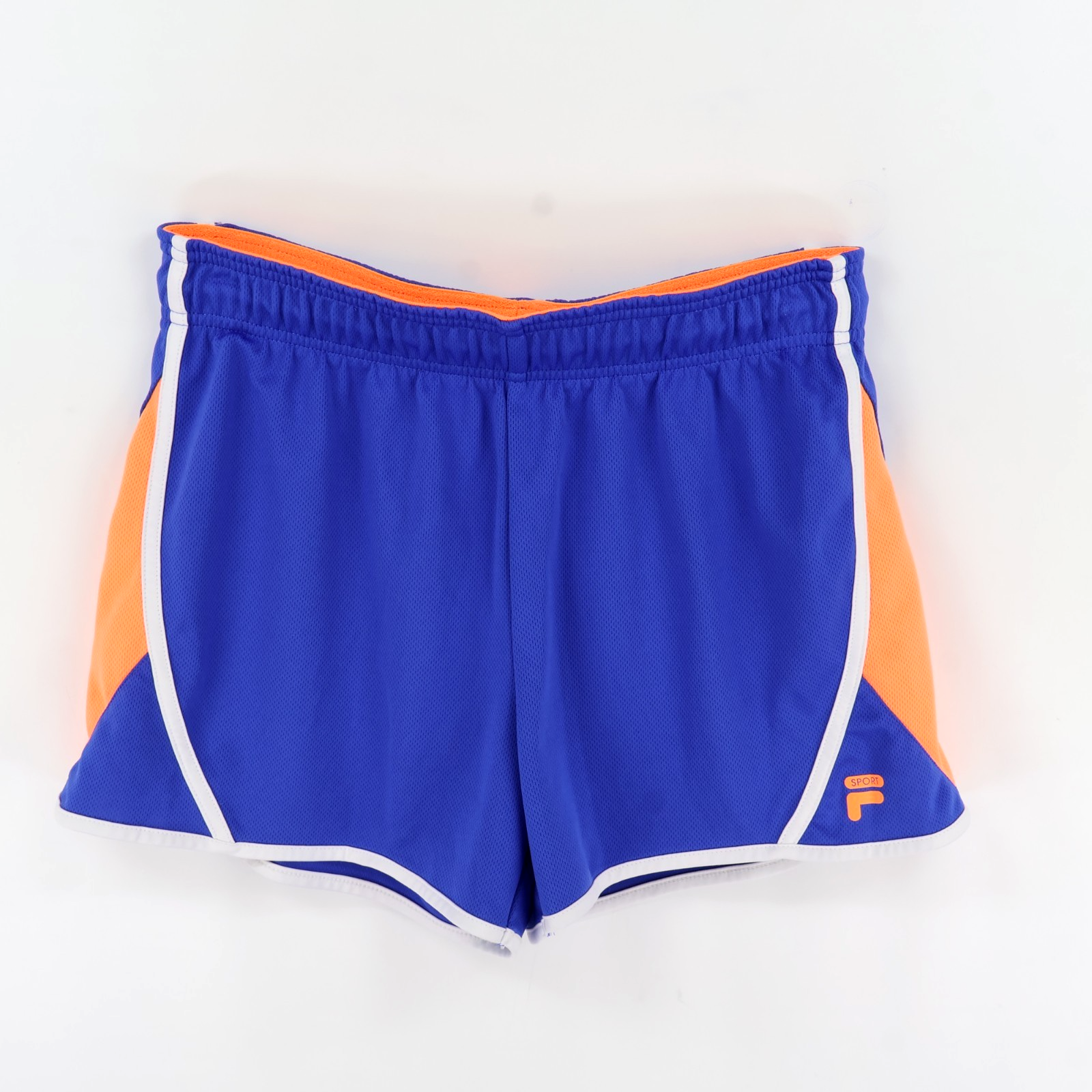 Pantaloncini sportivi FILA donna taglia M blu vita elastica vita media coulisse