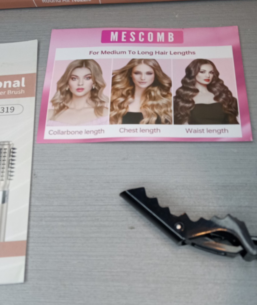 Mescomb 5 in 1 Hair Air Styler Rotating Hair Dryer Brush 110000 RPM  Frizz-Free