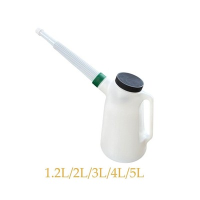 Oil Jug with Spout with Lid Leakageproof Sturdy,Measuring Container,Engine Oil