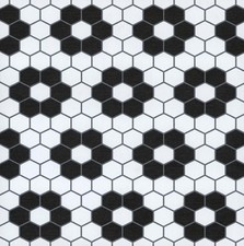 Peel Stick Floor Tiles Black Biscotto FloorPops FP3931