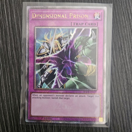 Dimensional Prison [Quarter Century Secret Rare] RA04-EN132 YuGiOh Quarter Century Stampede card