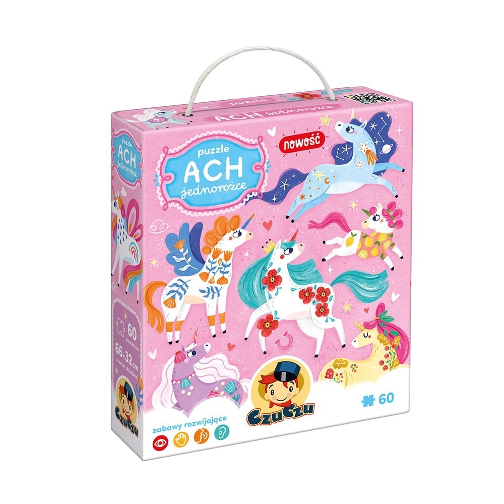 5902983492405 Пазлы из 60 элементов Ah Единороги CzuCzu 3990₽