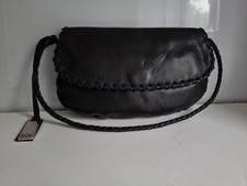 BORSA A MANO JOHN RICHMOND FOR RISK DONNA PELLE NERA PICCOLA TRACOLLA TOTE