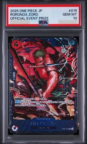 PSA 10 Roronoa Zoro ST21-015 Flagship Battle Promo One Piece Card 2025 Japanese
