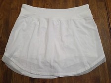 NWT Women's Calia Journey Collection Mid Rise Calia Tulip Hem Skort Large White