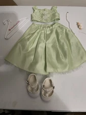 American Girl of Today Doll Jr. BRIDESMAID Outfit Complete w Necklace Comb 2002