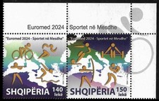ALBANIA 2024 - " Euromed, Sports in the Mediterranean " - Set MNH