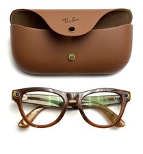 Ray-Ban Meta Skyler Glasses Gen 1 - Shiny Caramel Frame w/ Polarized Brown Len