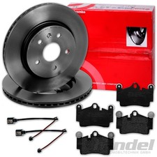 brembo BREMSSCHEIBEN 330mm + BELÄGE HINTEN passend für PORSCHE CAYENNE 9PA