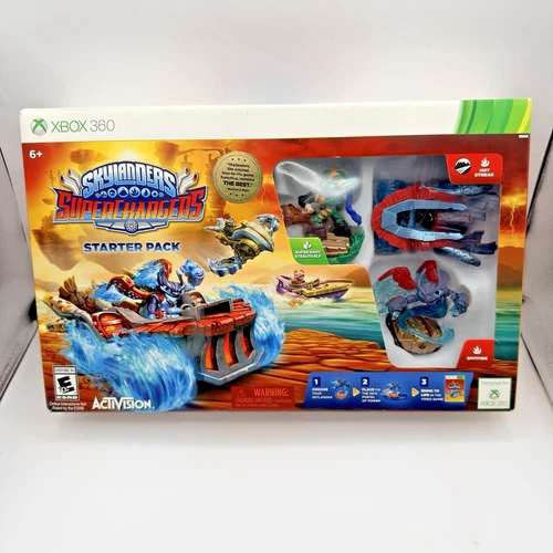 Skylanders Superchargers: Starter Pack Microsoft Xbox 360 Complete Open Box