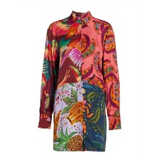 Farm Rio Mix Print Shirt Dress