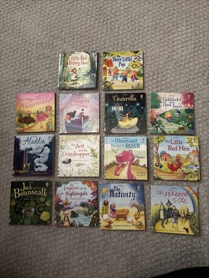Lot 14 Mini Usborne Children s PB Books Fairy Tales, Etc.