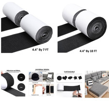 4.4 Inches x 7 Feet Strong Sticky Back Heavy Duty Hook and Loop Tape Adhesive