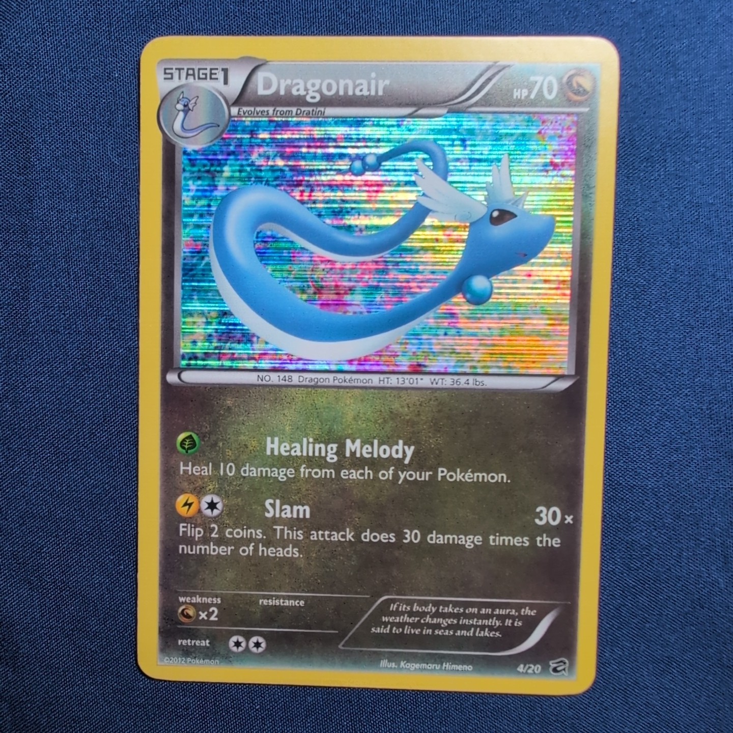 Pokémon TCG Dragonair 4/20 Dragon Vault Holo LP