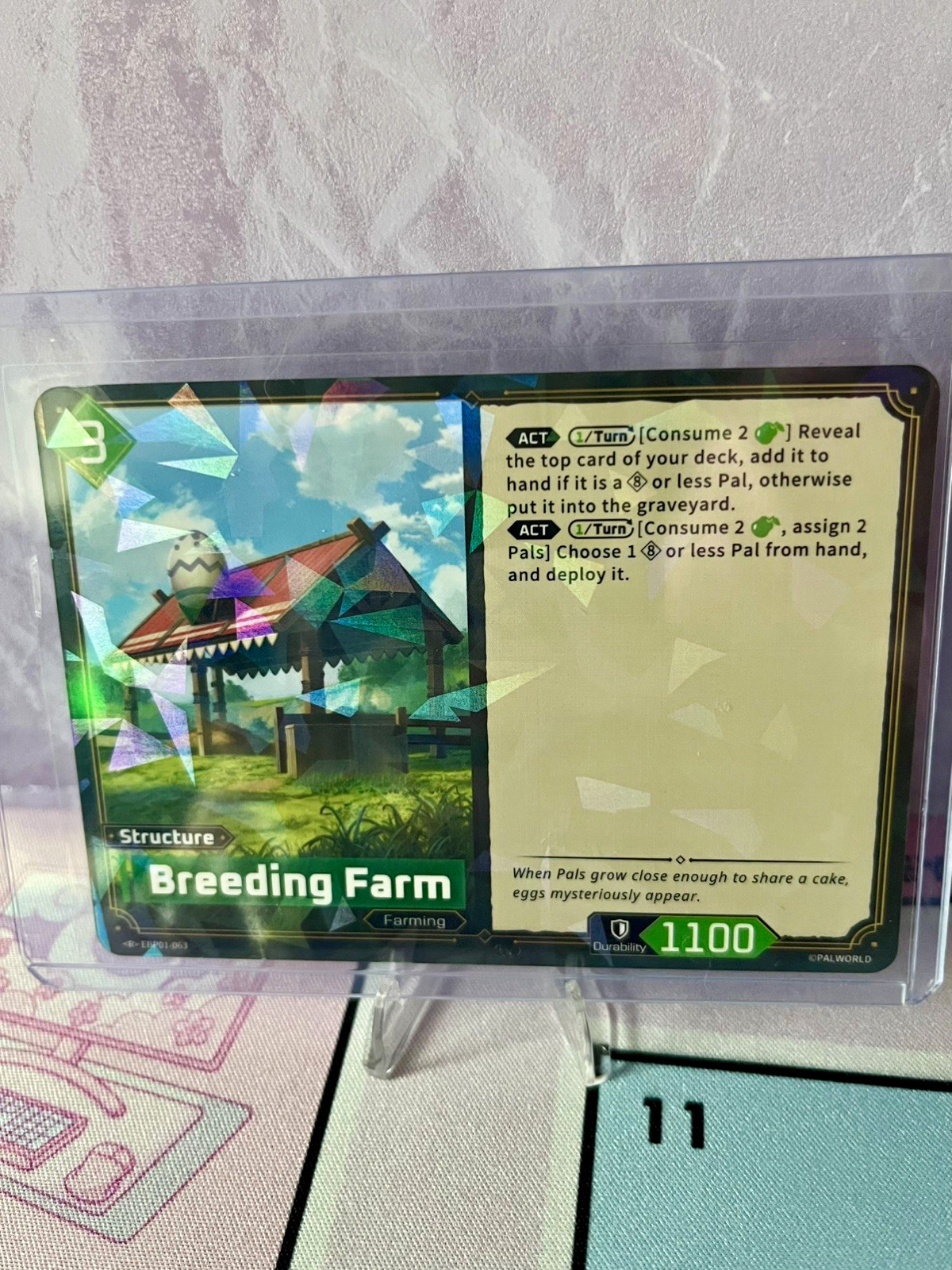 Breeding Farm EBP01-063 | Dawn of Palpagos - Palworld  Set 1 - Near Mint