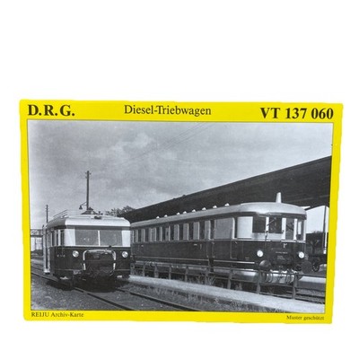 Postkarte AK Eisenbahn Zug VT 137 060 Breslau Wismar Schienenbus Ansichtskarte