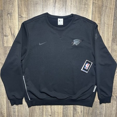 Nike Oklahoma City Thunder Black Authentic Standard Issue Travel Sweatshirt 2XL