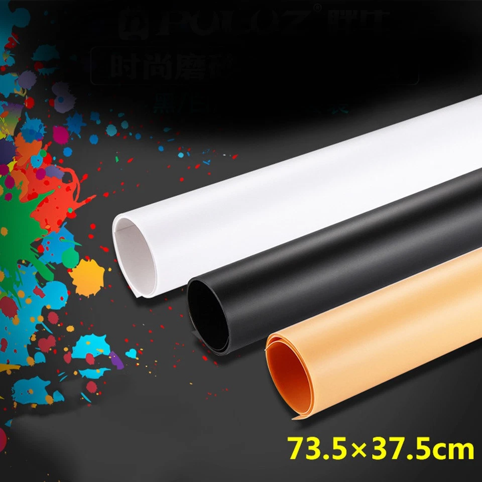 3 Stück Frosted PVC Hintergrundplatte Fotografie Hintergrund Hintergrund Stoff - Bild 2 von 4