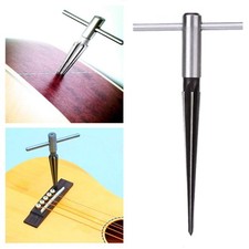 SSEDEW Bridge Pin Hole Reamer Tapered 5-Degree 6 Fluted Acoustic Guitar Woodwork
